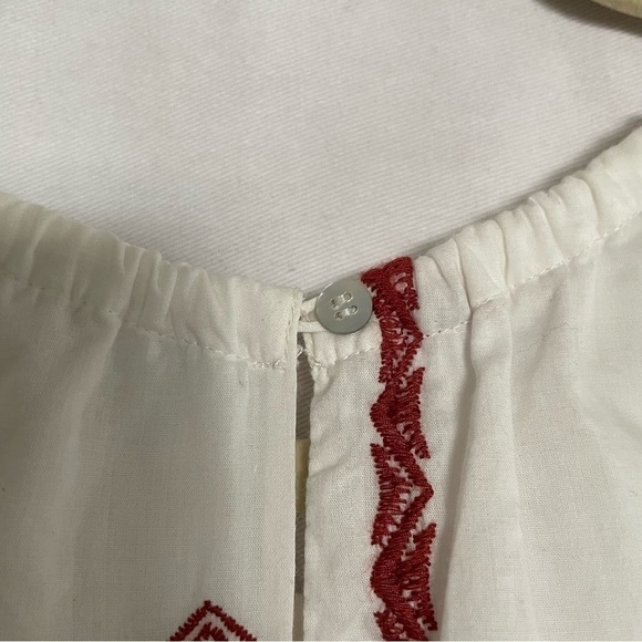 Joie Embroidered Boho Milanira Maxi Dress In Porcelain Handkerchief Hemline - Picture 10 of 16